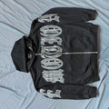 EMOTION Gothic Logo Graphic Zip Up Hoodie