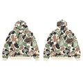 ROUGHPLAY Camo Full Zip Hoodie – Oversized All-Over Print Streetwear Zip-Up Jacket