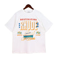 RHUDE Destination Graphic T-Shirt – White